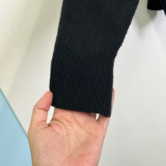 Free People - Inside Out Comfortable Black Long Sleeve Pull Over Sweater Small - Picture 5 of 11